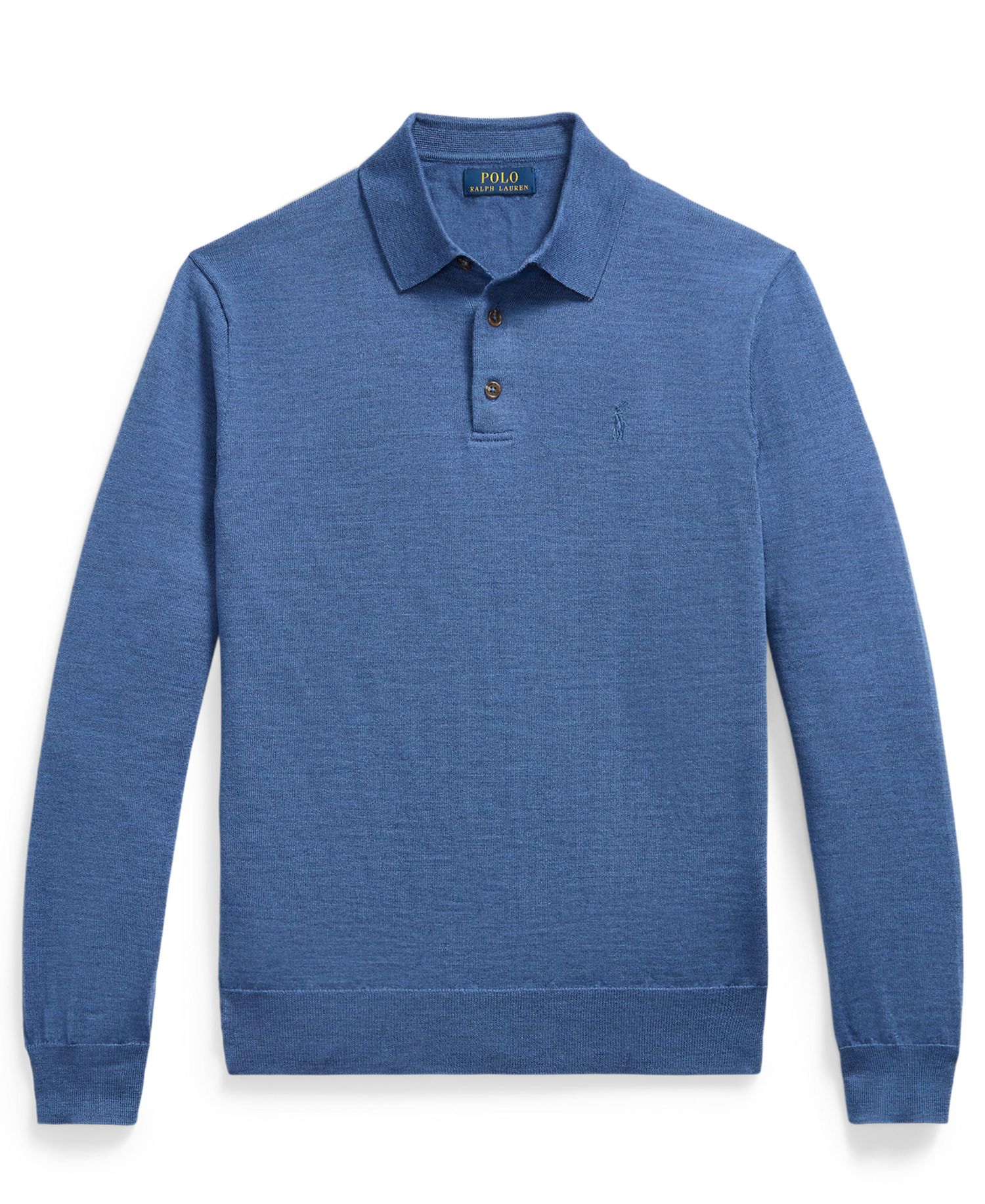 Men's Wool Polo-Collar Sweater