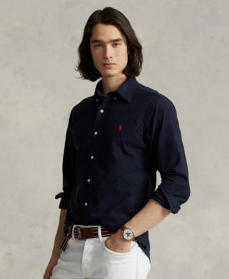 Men's Custom Fit Garment-Dyed Oxford Shirt