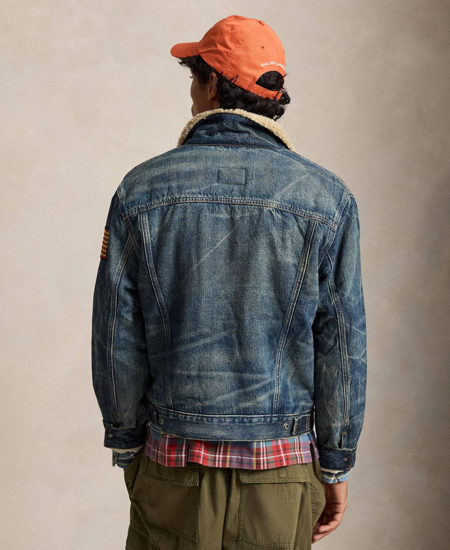 Мужская куртка Polo Ralph Lauren Earlton Denim Fleece-Lined Trucker — фото 4