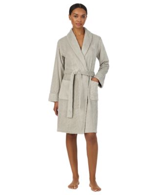Women's Self-Tie Belt Short Robes