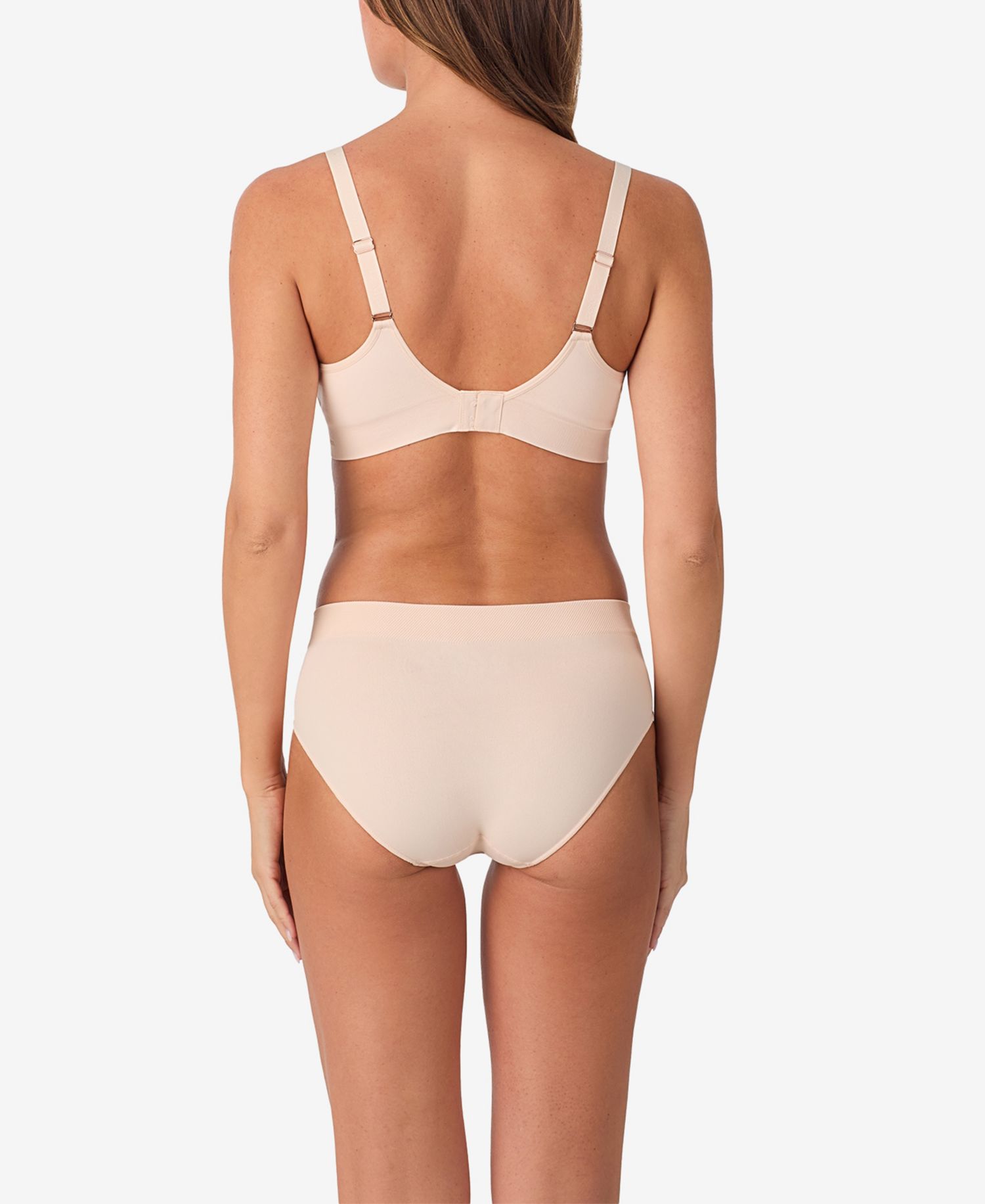 Seamless Comfort Full-Coverage Adjustable-Straps Bra