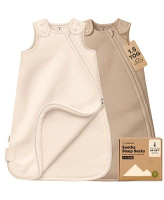 Baby Soothe Organic Sleep Sacks, 2-Pack