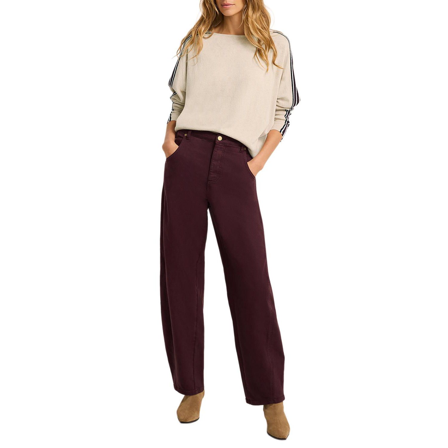 Women's Cotton-Blend Batwing Sweater