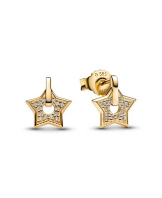 Talisman Lab-Grown Diamond Star Stud Earrings (0.06 ct. t.w.) in 14k Gold