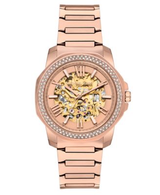 Women's Automatic Luxury Rose Gold Stainless Steel Bracelet Watch 39mm