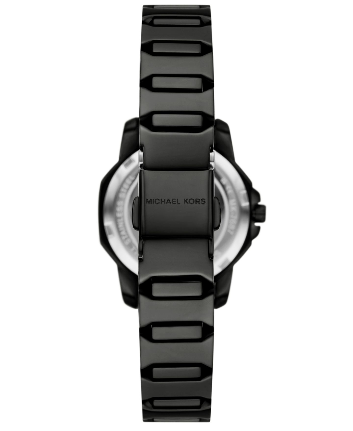 Женские часы Michael Kors Quartz Analog Black Stainless Steel Bracelet Watch 28mm — фото 3