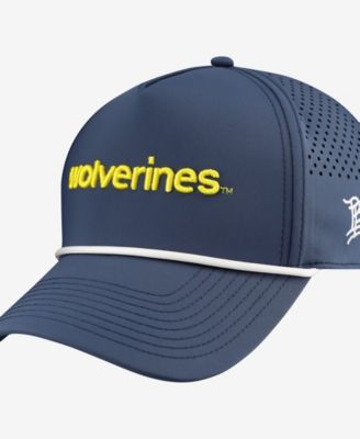 Men's  Navy Michigan Wolverines Statement Adjustable Rope Hat