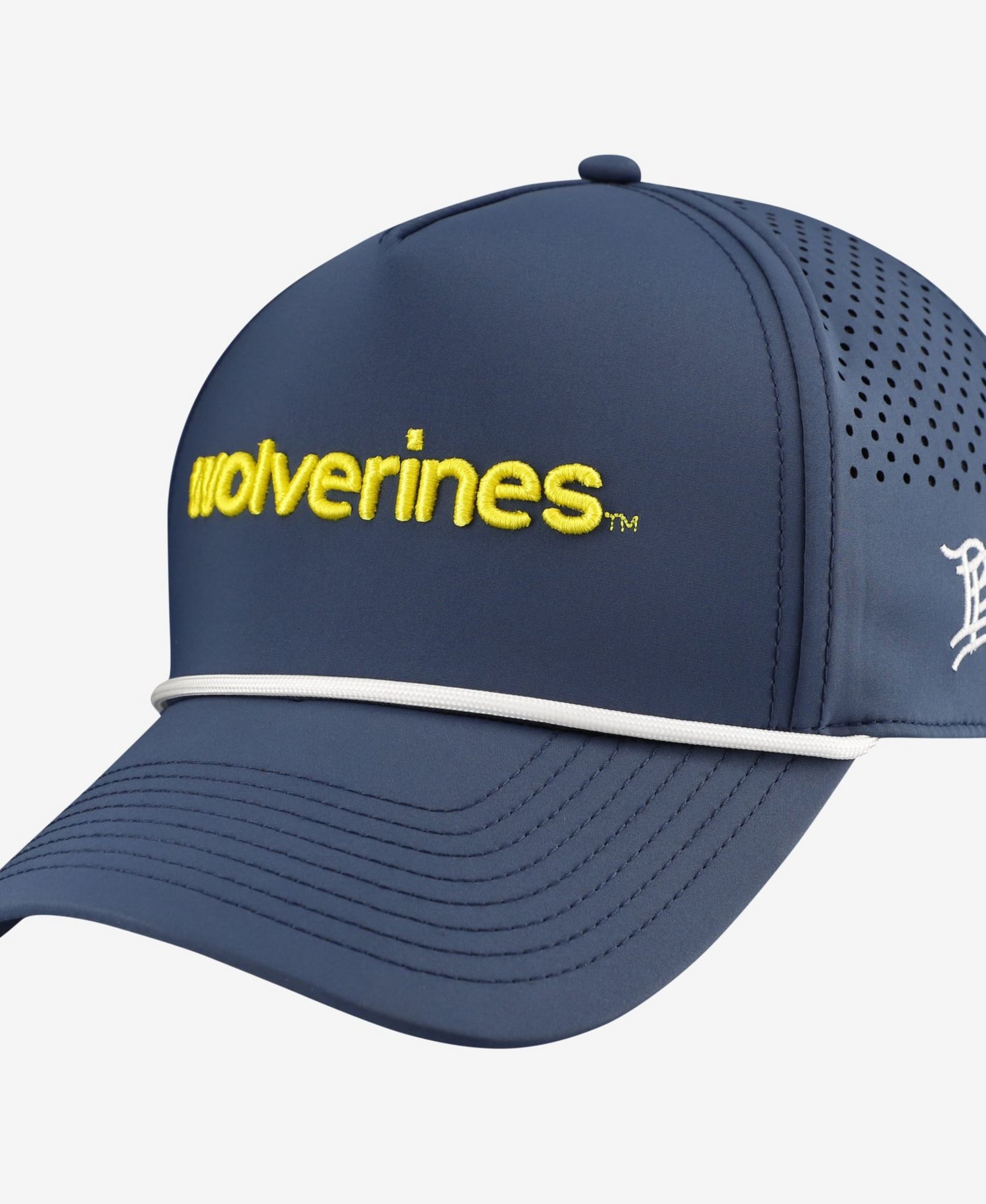 Men's Navy Michigan Wolverines Statement Adjustable Rope Hat