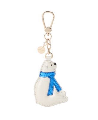 Polar Bear Hangoff Leather Bag Charm