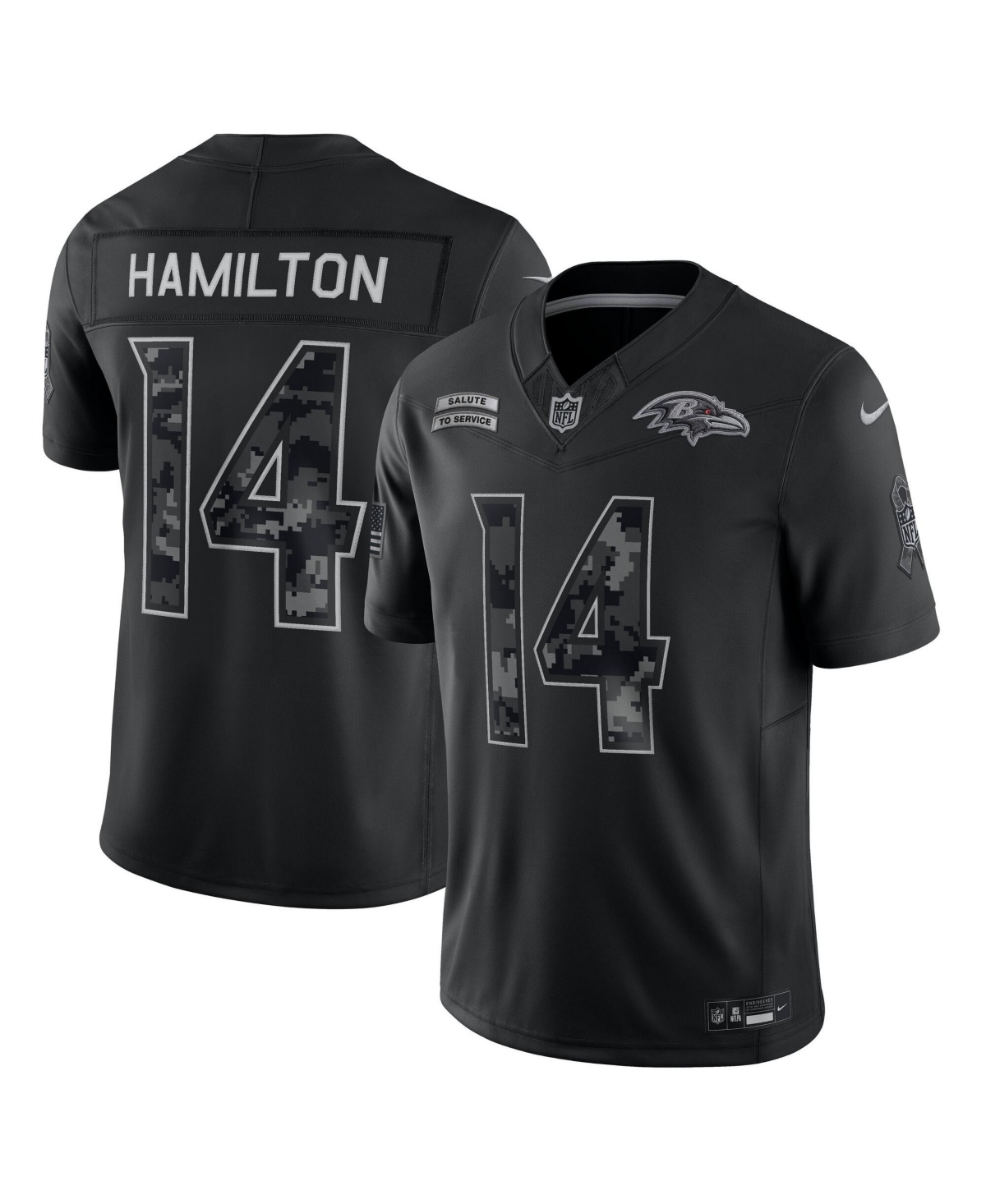 Nike Men's Black Baltimore Ravens Stitched Limited Jersey