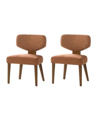 Hipolito Mid Century Modern Upholstered Dining Chairs