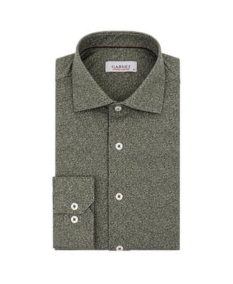 Men's Regular-Fit Cotton Solid Dress Shirt