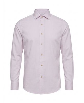 Men's Slim Fit Cotton Button-Down Dress Shirt