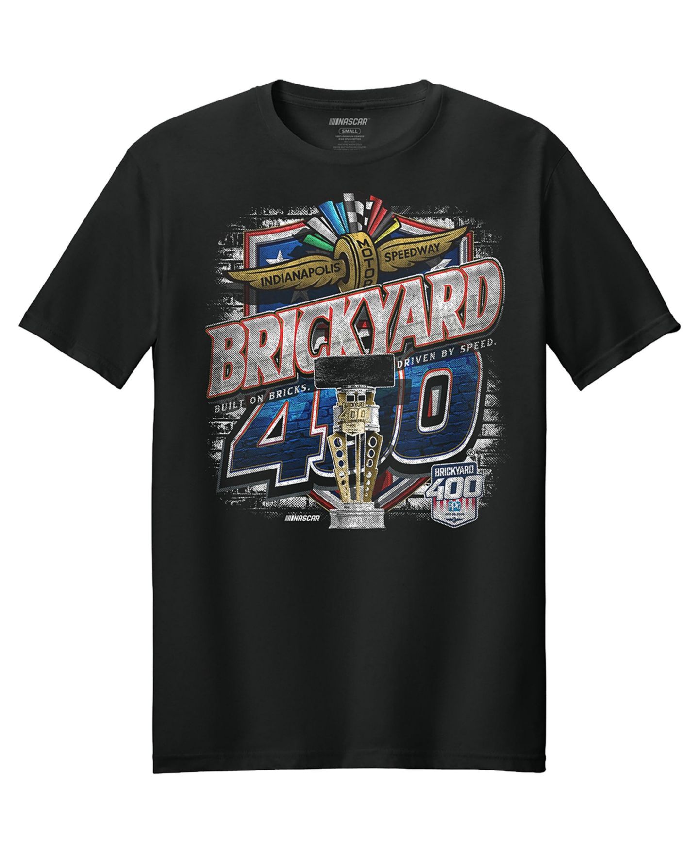 Мужская футболка Classic Ink Black NASCAR Brickyard 400 — фото 1