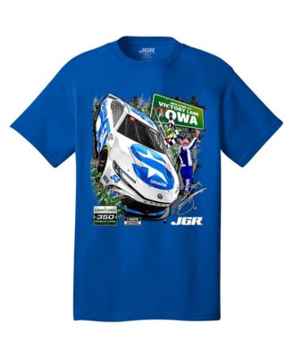 Men's Blue Ty Gibbs 2026 Iowa Corn 350 Race Winner T-Shirt