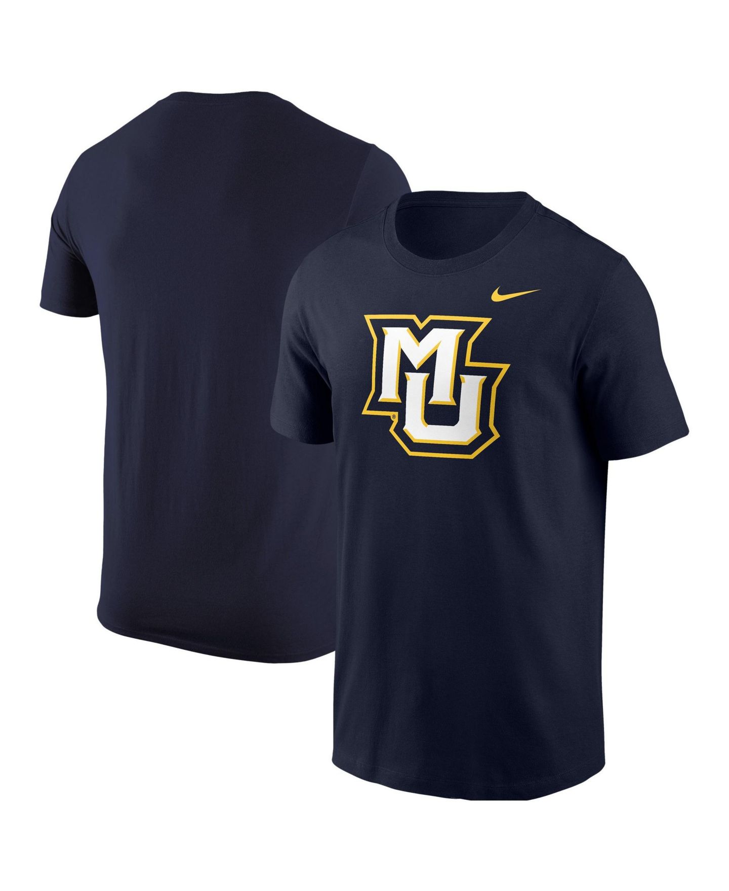 Мужская футболка Nike Navy Marquette Golden Eagles Primary Logo — фото 1