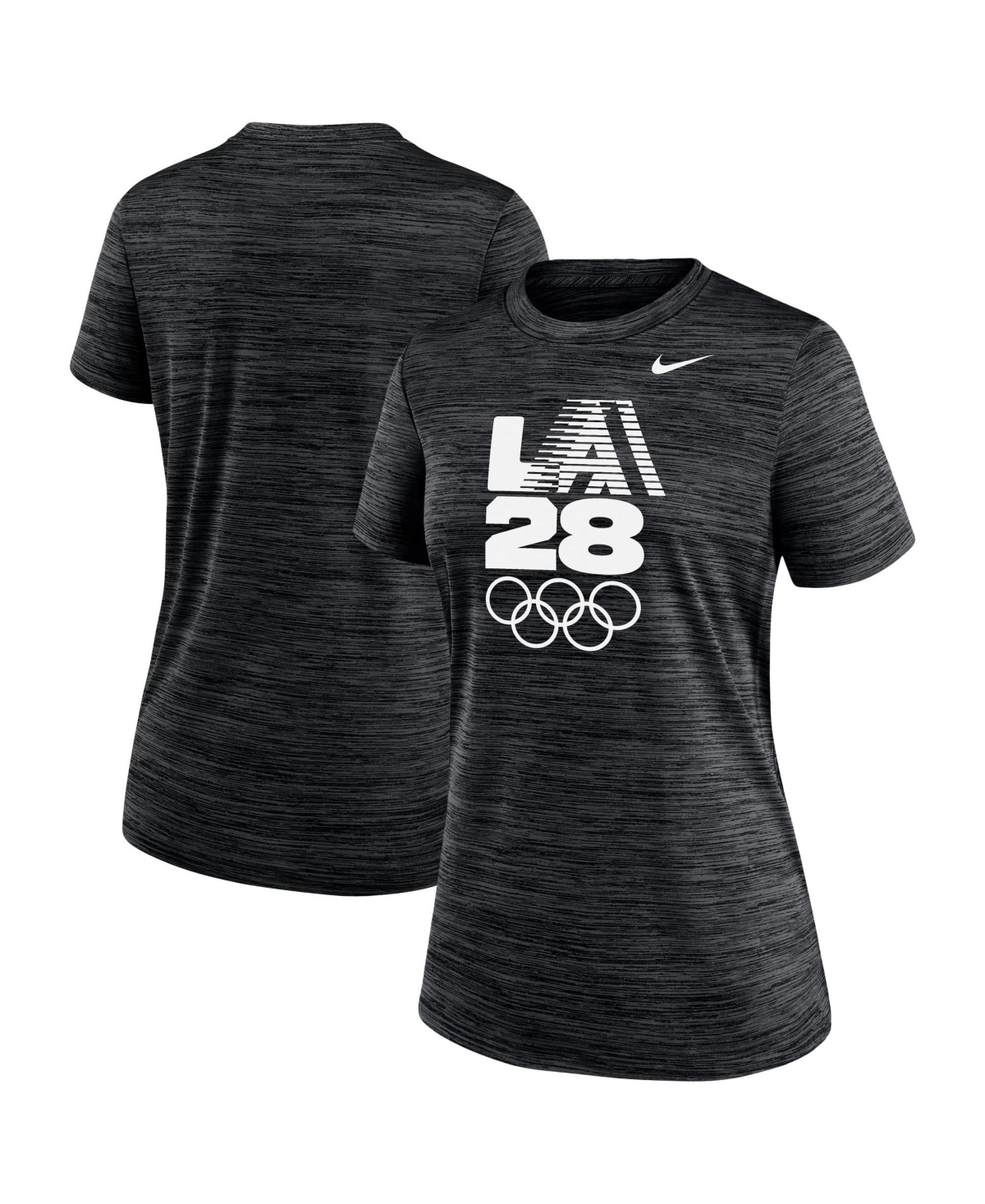 Women's Nike Black LA28 Summer Olympics Velocity Dri-fit T-Shirt - Black