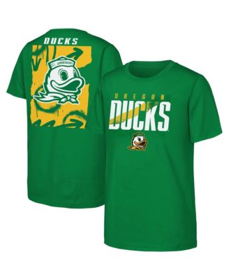 Big Boys and Girls  Green Oregon Ducks Cut Through T-Shirt