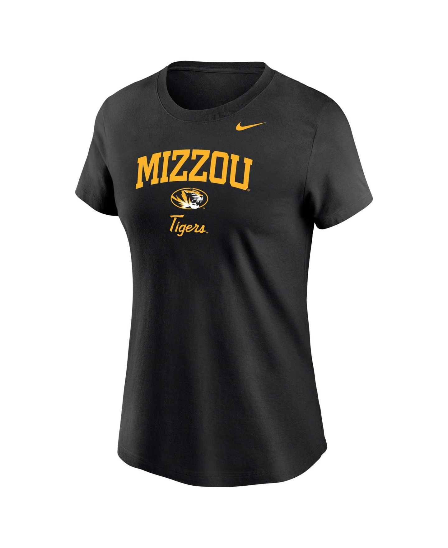 Женская футболка Nike Black Missouri Tigers Primary, цвет: Чёрный — фото 2