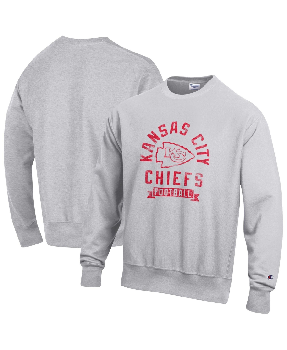 Champion Men's Reverse Weave Kansas City Chiefs Fleece Pullover Sweatshirt