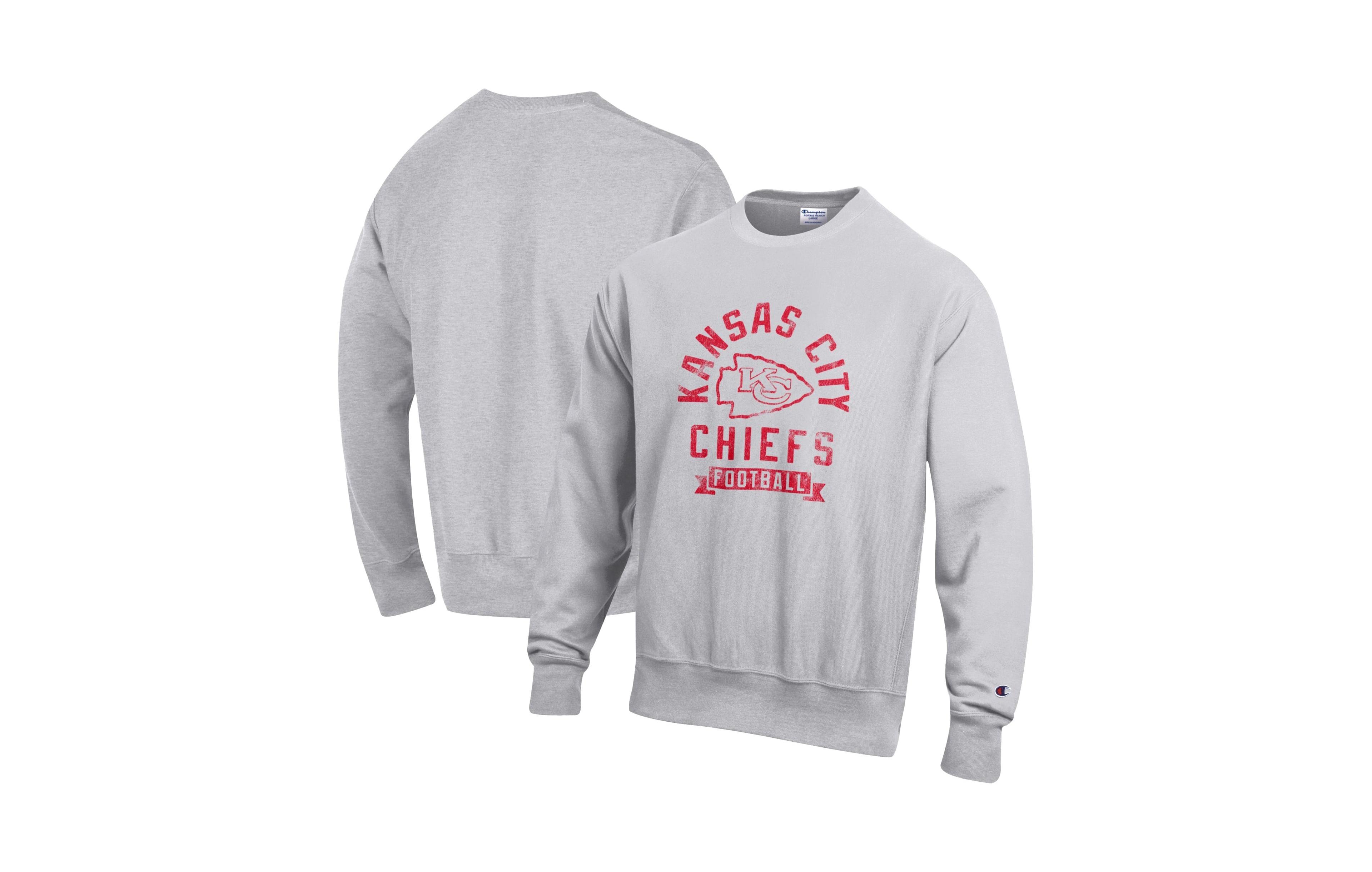 Champion Men's Reverse Weave Kansas City Chiefs Fleece Pullover Sweatshirt