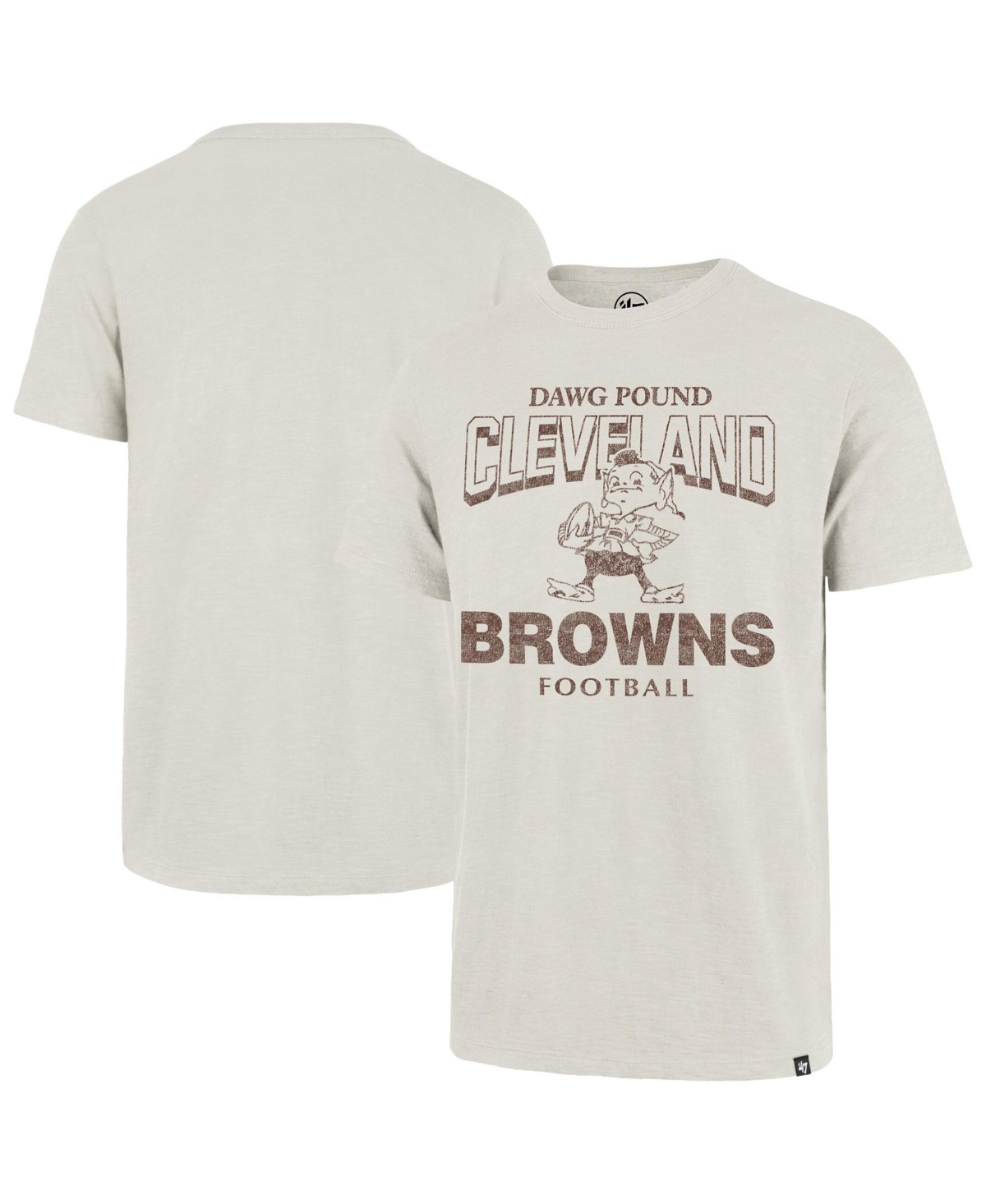 '47 Brand Men's Head On Scrum Slob Distressed T-Shirt - Natural
