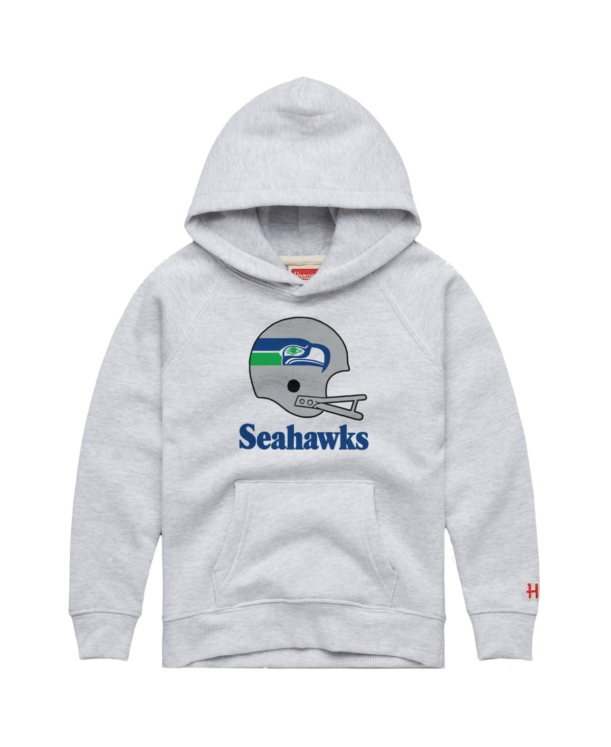 Homage Boys' and Girls' Seattle Seahawks Tri-Blend Hoodie - Gray