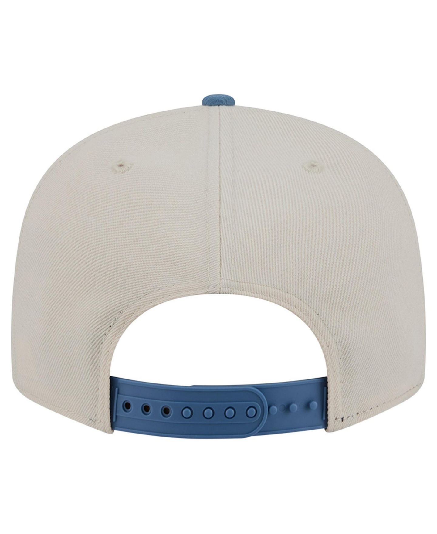 Мужские головные уборы New Era Cream/Blue Detroit Lions Color Pack Two-Tone 9FIFTY Snapback Hat — фото 4