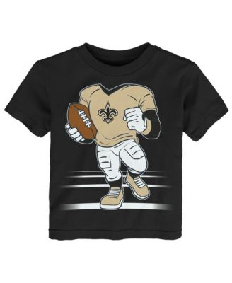 Toddler  Black New Orleans Saints Game Fit T-Shirt