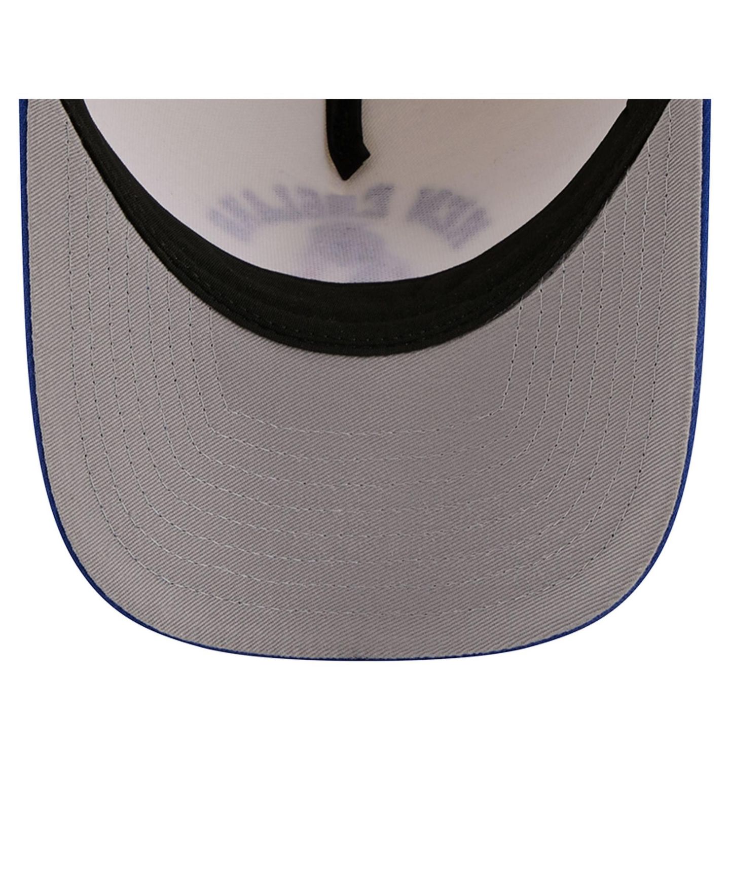 Мужская кепка New Era Cream/Royal New England Patriots Throwback Arch 9FORTY A-Frame M-Crown Adjustable Hat — фото 5