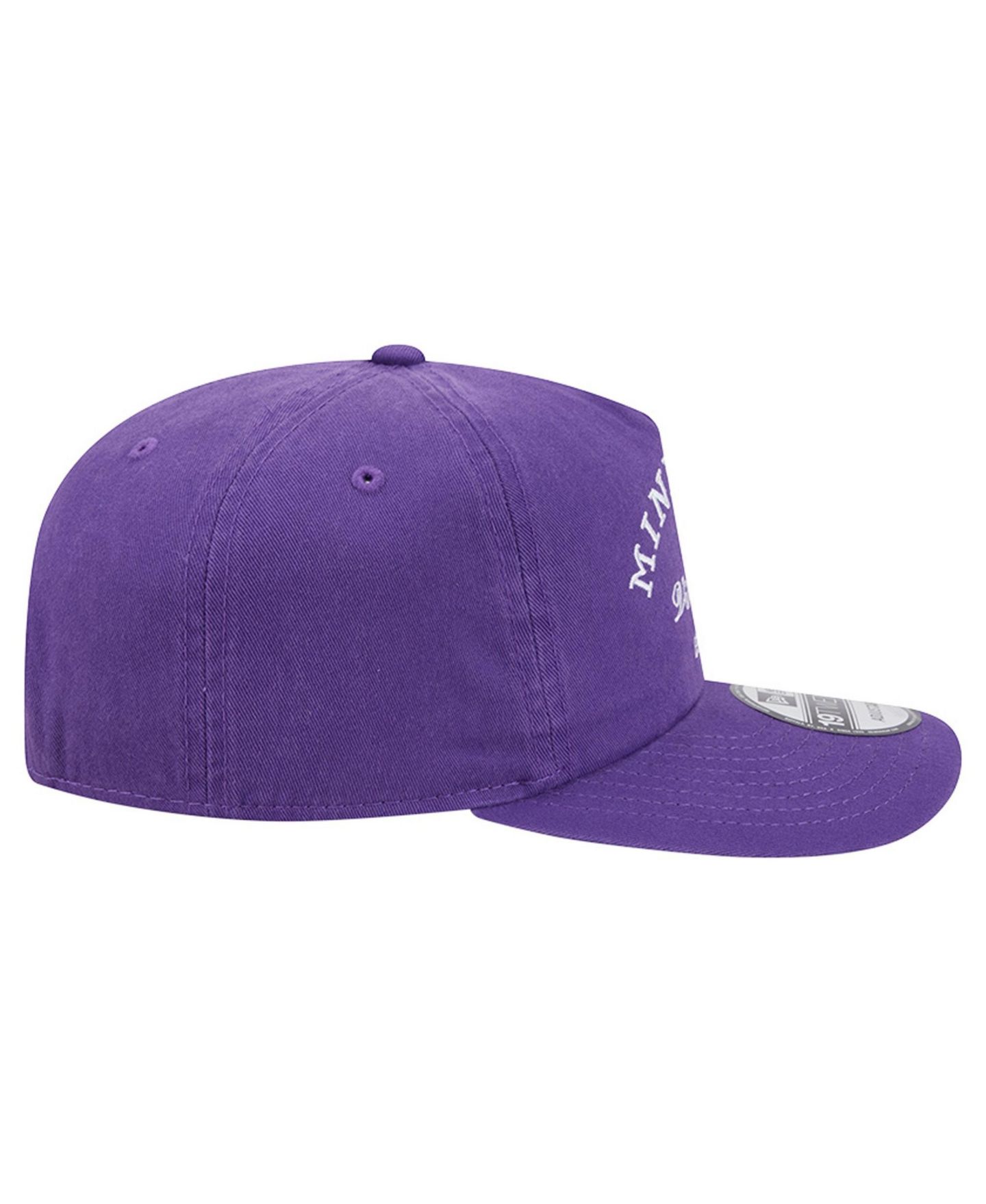 Мужская кепка New Era Purple Minnesota Vikings Stacked 19TWENTY Adjustable Hat — фото 7