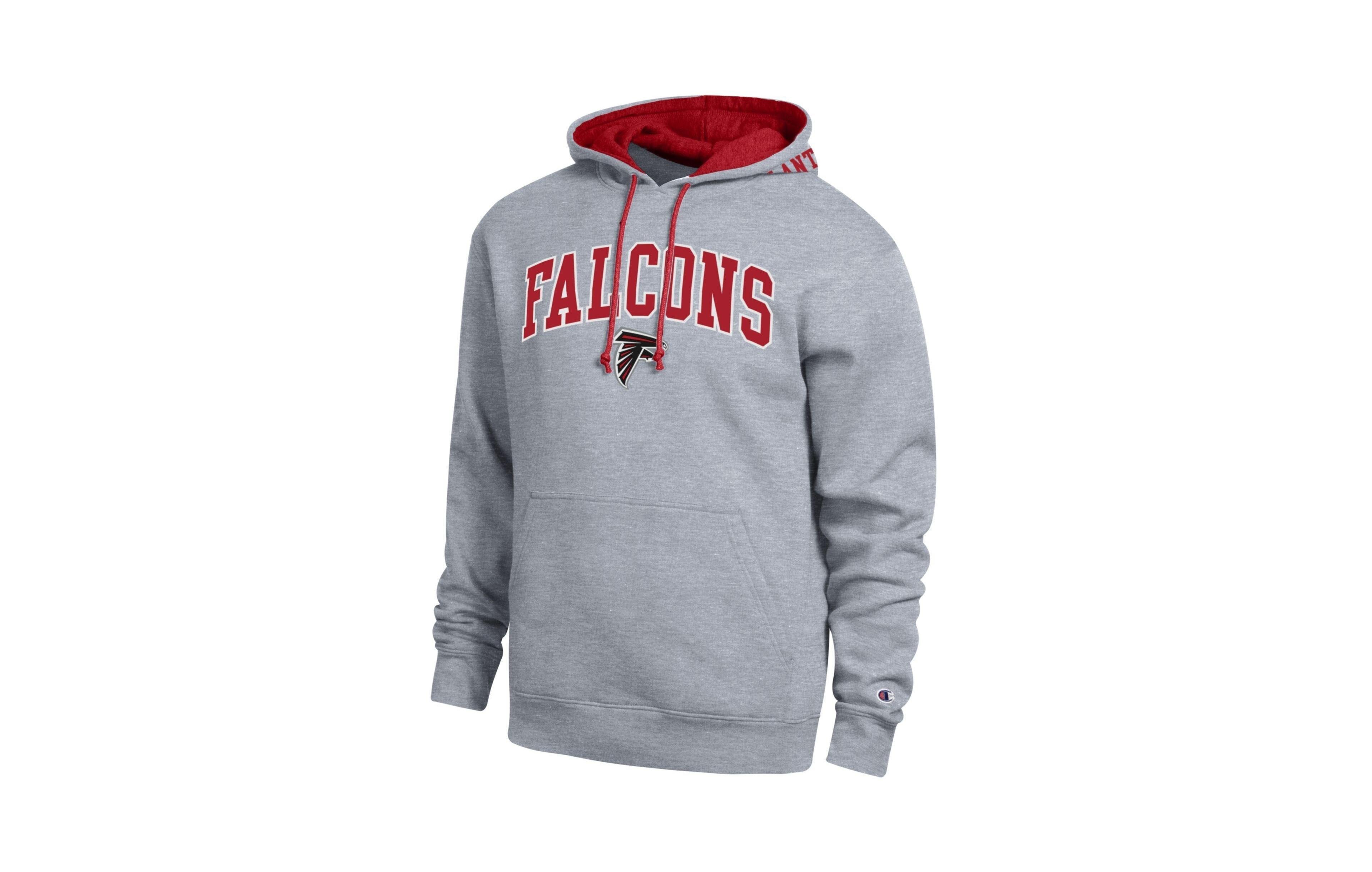 Champion Men's Atlanta Falcons Contrast Pullover Hoodie