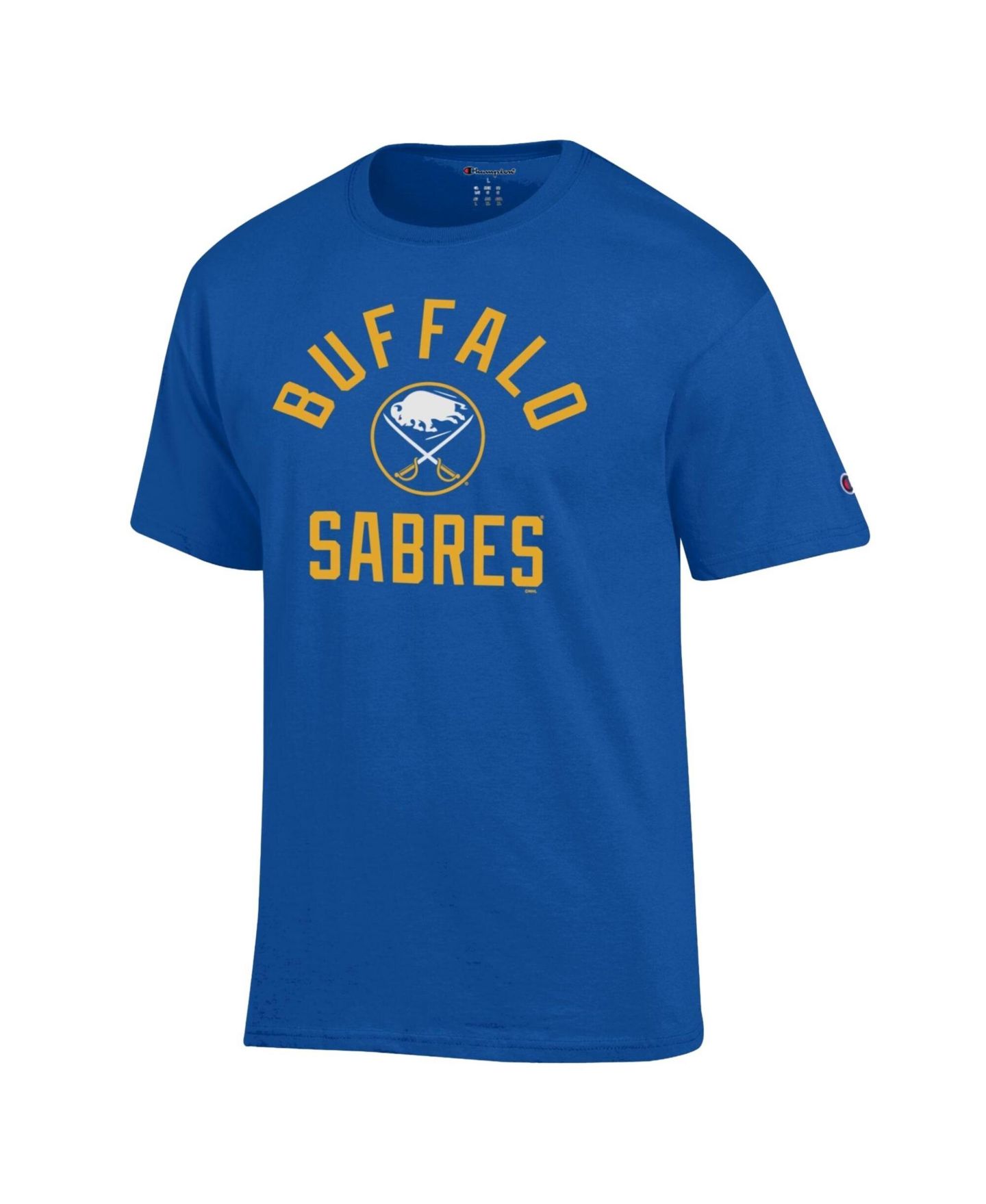 Мужская футболка Champion Royal Buffalo Sabres Primary Logo Jersey — фото 2