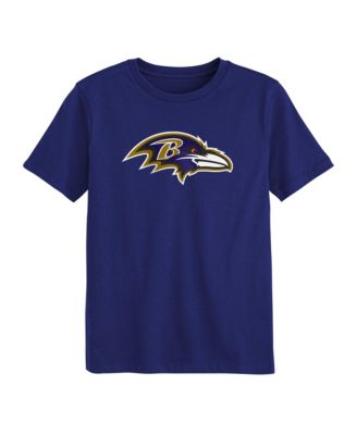 Preschool  Purple Baltimore Ravens Primary Logo T-Shirt