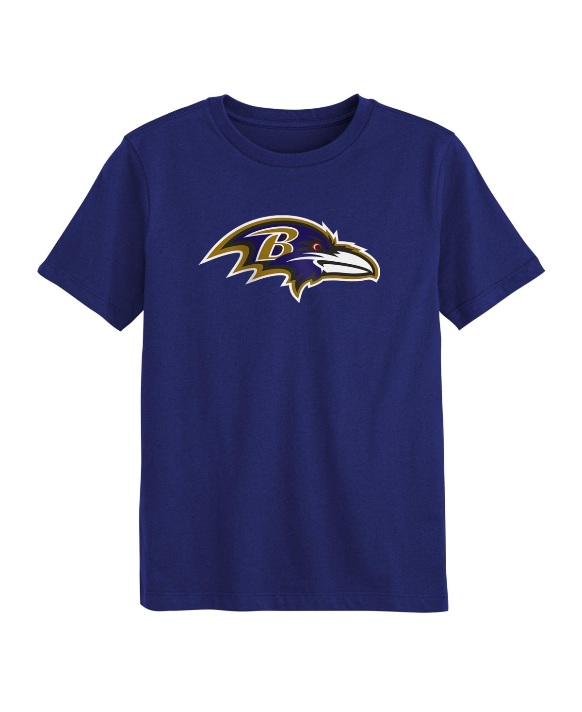 Outerstuff Boys' and Girls' 2T-5T Baltimore Ravens Short-Sleeve Crewneck T-Shirt - Purple