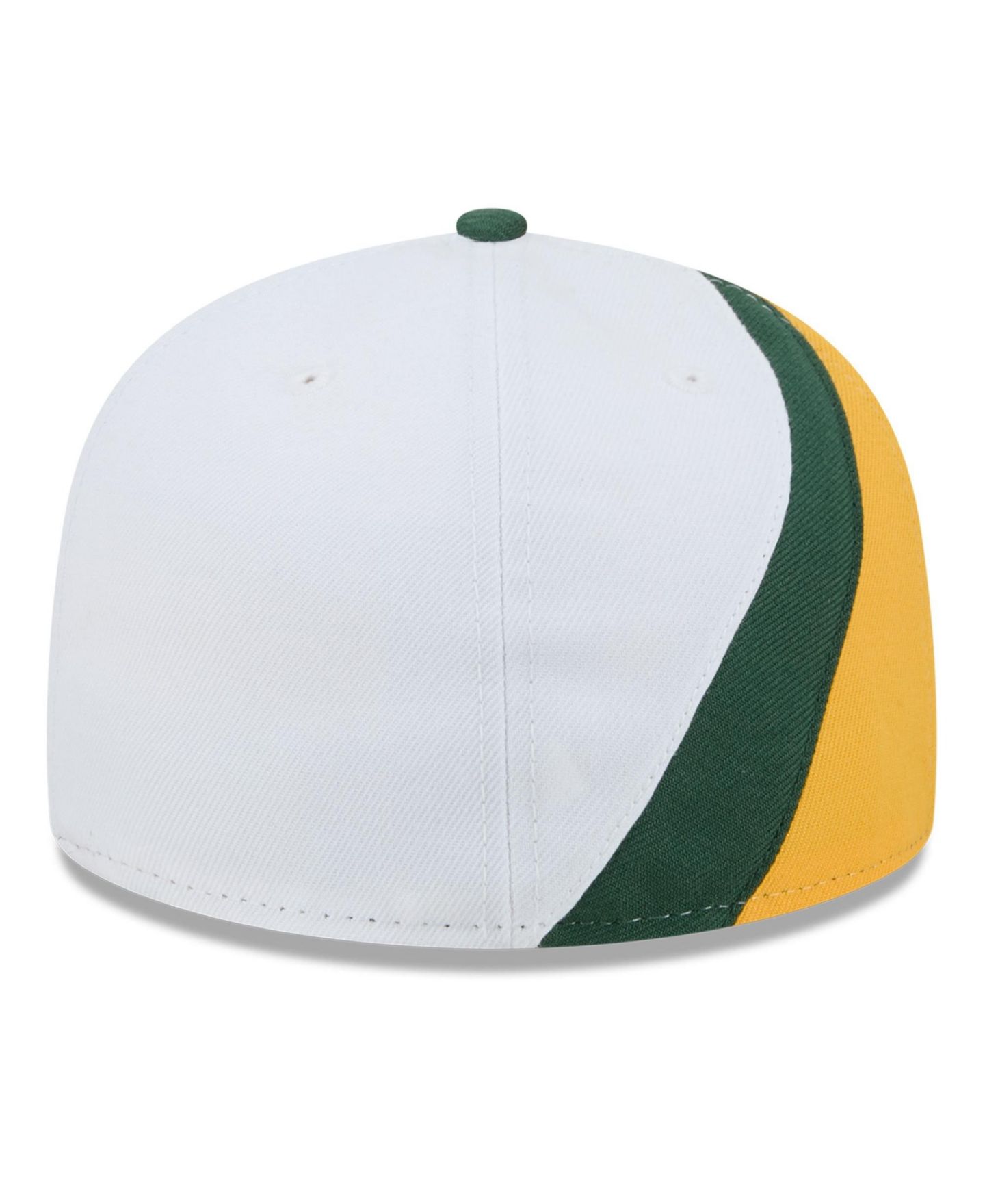 Мужская кепка New Era Gold/Green Green Bay Packers Shock 59FIFTY Fitted Hat — фото 4