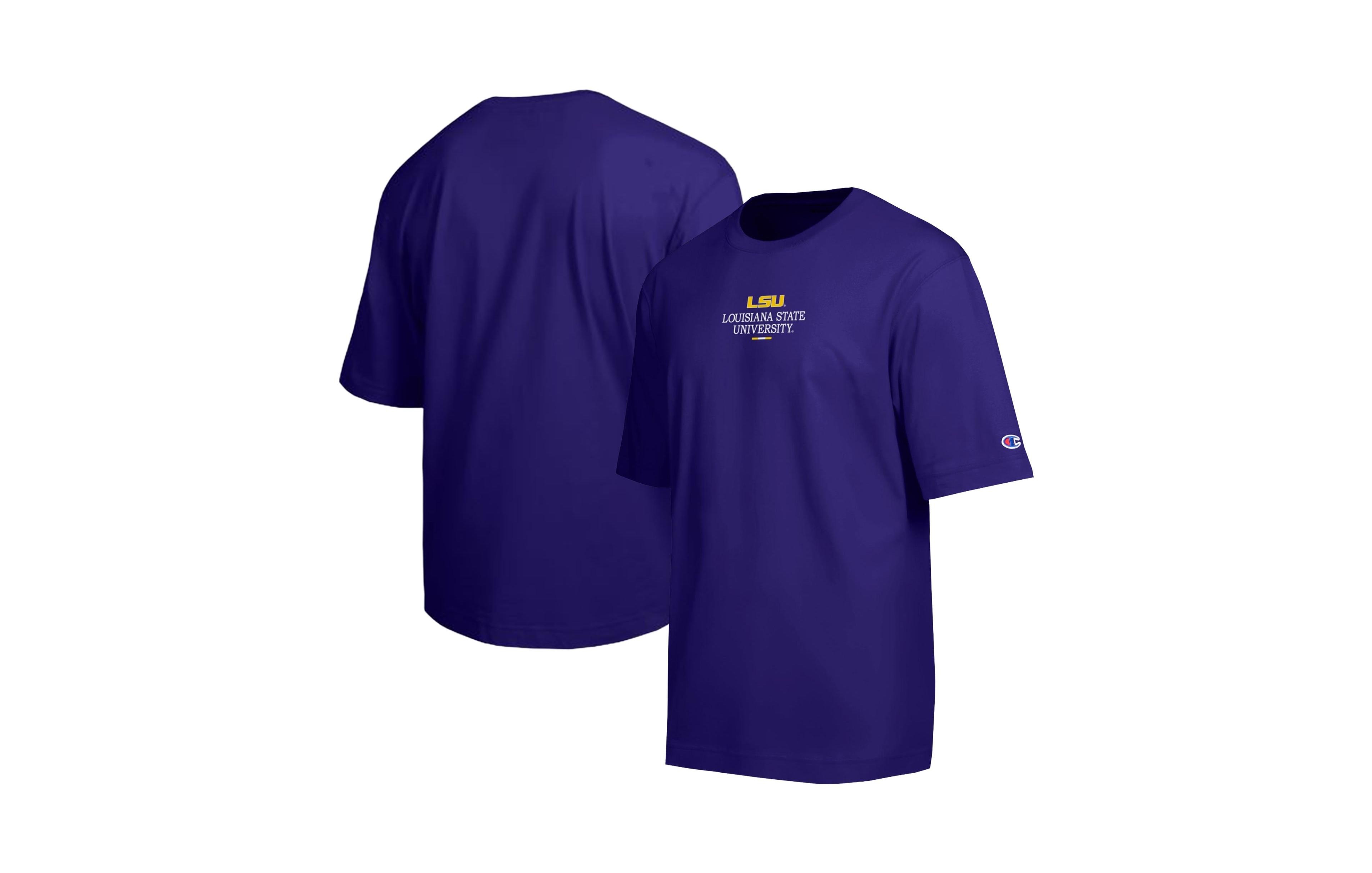 Champion Men's Lsu Tigers All-Star Screen-Print Graphic Tugless-Collar T-Shirt