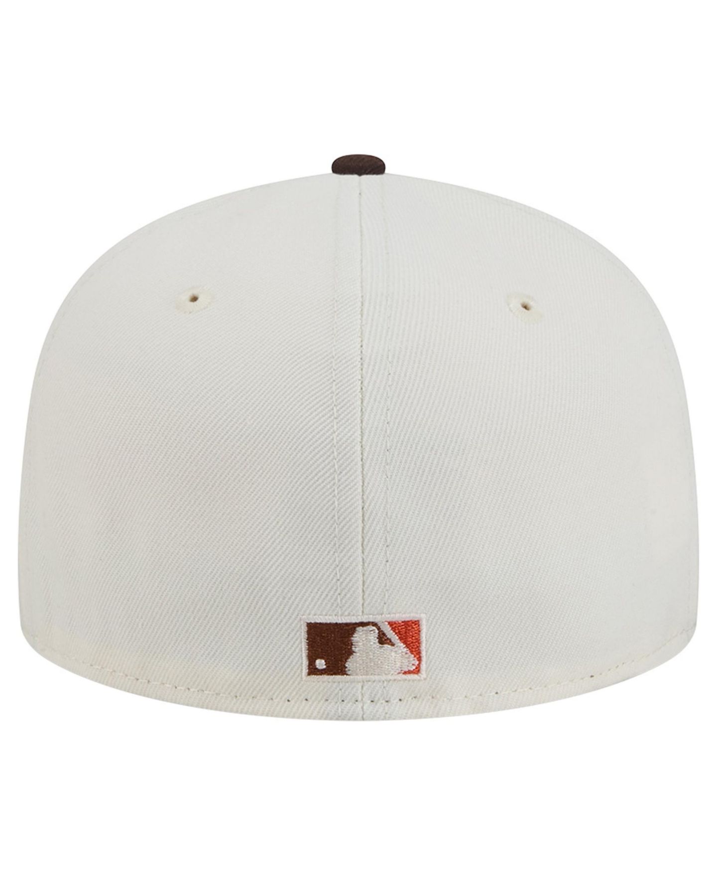 Мужская кепка New Era Natural/Brown Texas Rangers Pumpkin Spice 59FIFTY Fitted Hat — фото 4