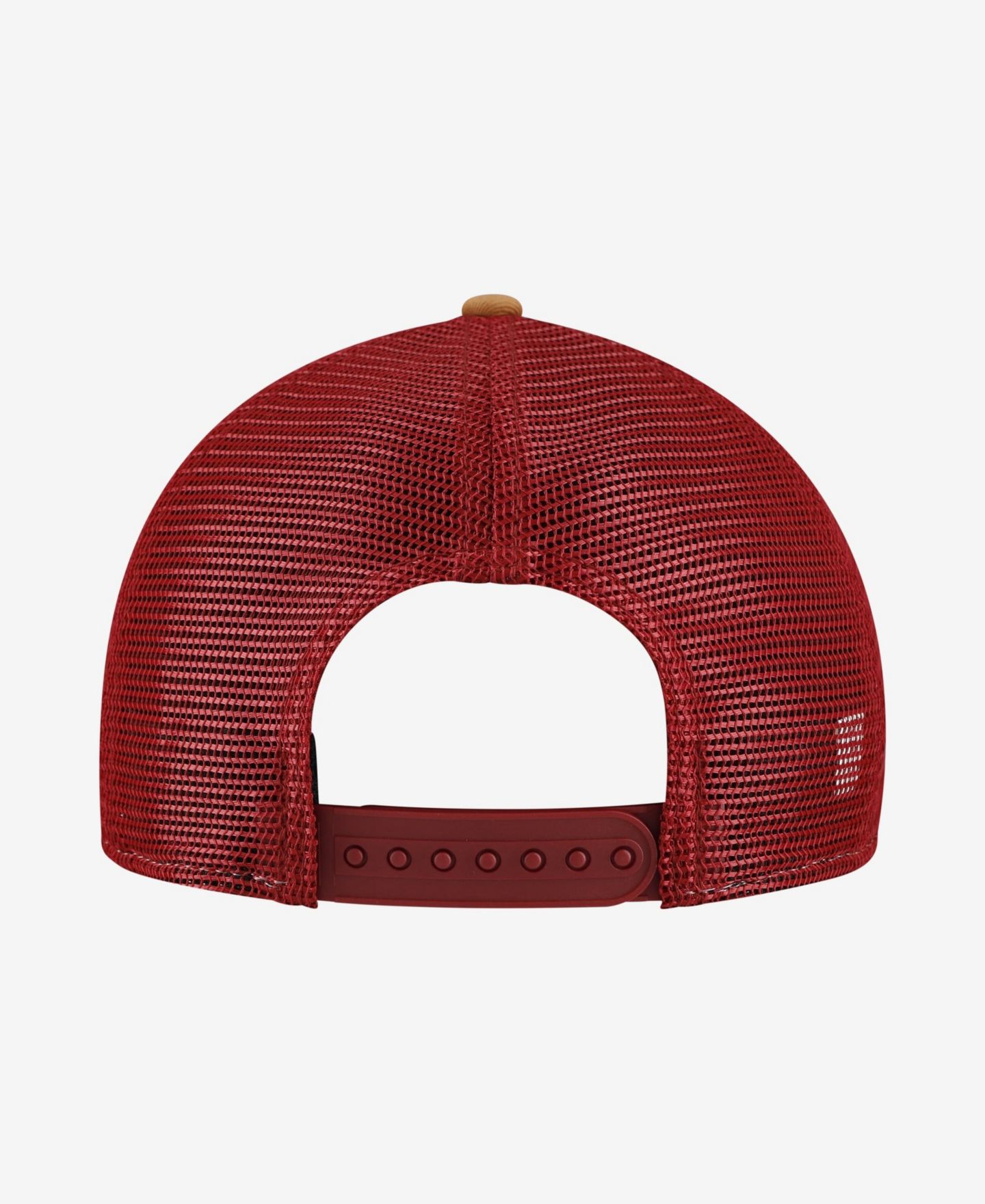 Мужская кепка New Era Brown/Burgundy Washington Commanders Team Patch Split Panel 9SEVENTY Adjustable Trucker Hat — фото 4