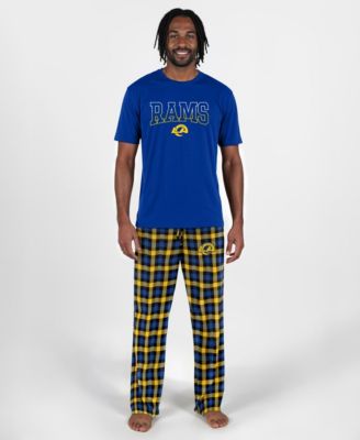 Men's Royal Los Angeles Rams Highland Sleep Set