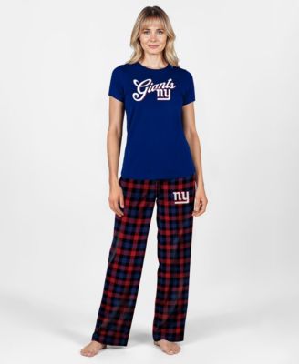 Women's  Royal New York Giants Highland Sleep Set