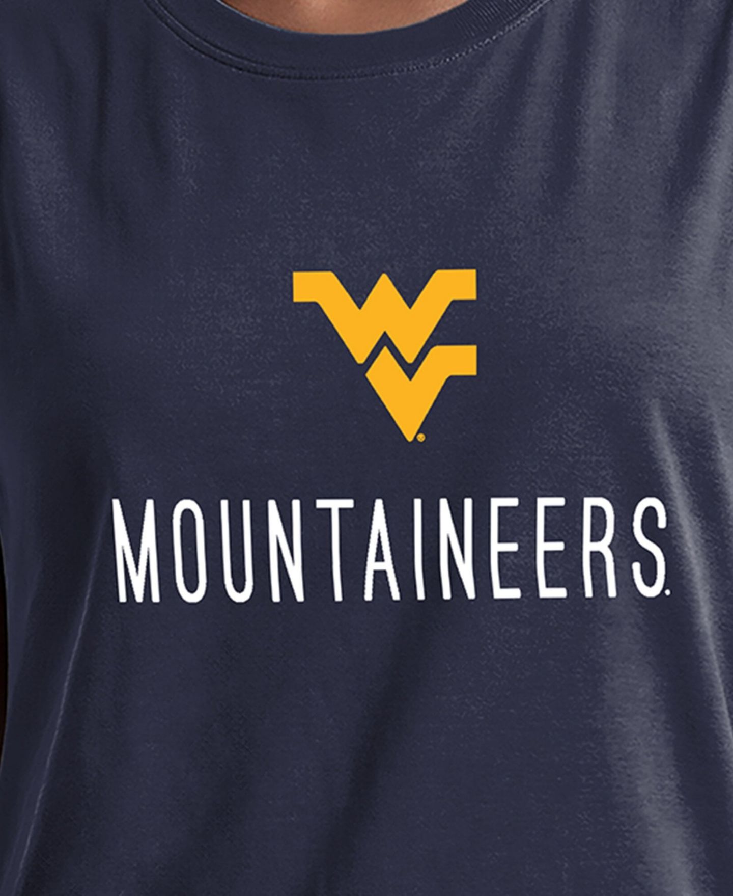 Женский топ Champion Navy West Virginia Mountaineers Lifestyle — фото 5