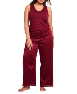 Plus Size Laureen Tank Top and Pants Pajama Set