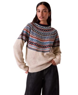 Women's Celtic and Co. Alpine Yoke Fair Isle Sweater