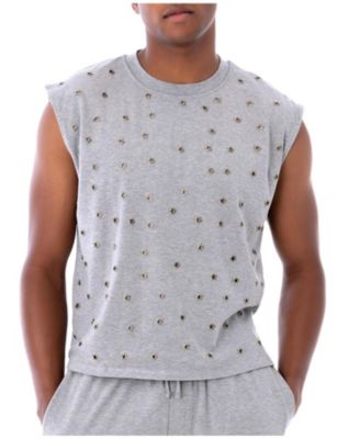 Men's Mays Cap Sleeve Star Grommet T-shirt