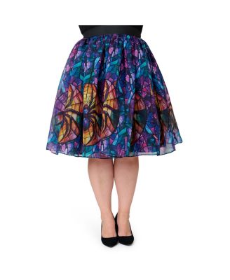 Plus Size 1950s Sweetie Pie Flare Skirt