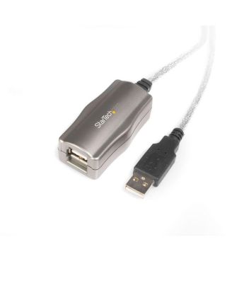 15' USB 2.0 A Female to Male Active Extension Cable for USB 2.0 Devices
