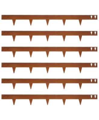 Corten Steel Landscape Edging 4.5IN H x 40IN L Garden