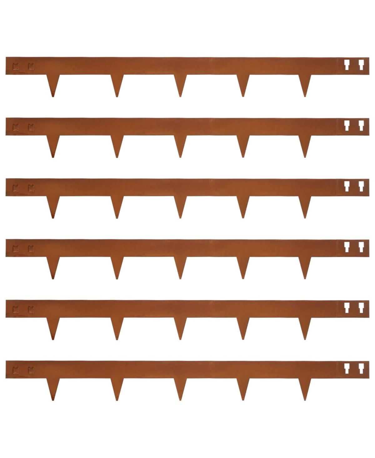 Aofar Corten Steel Landscape Edging 4.5IN H x 40IN L Garden