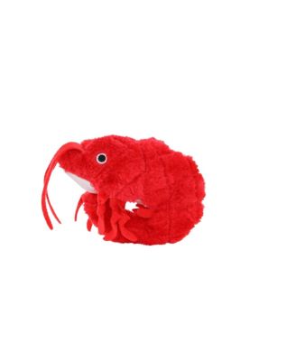 Jr Ocean Prawn, Durable Plush Squeaky Dog Toy